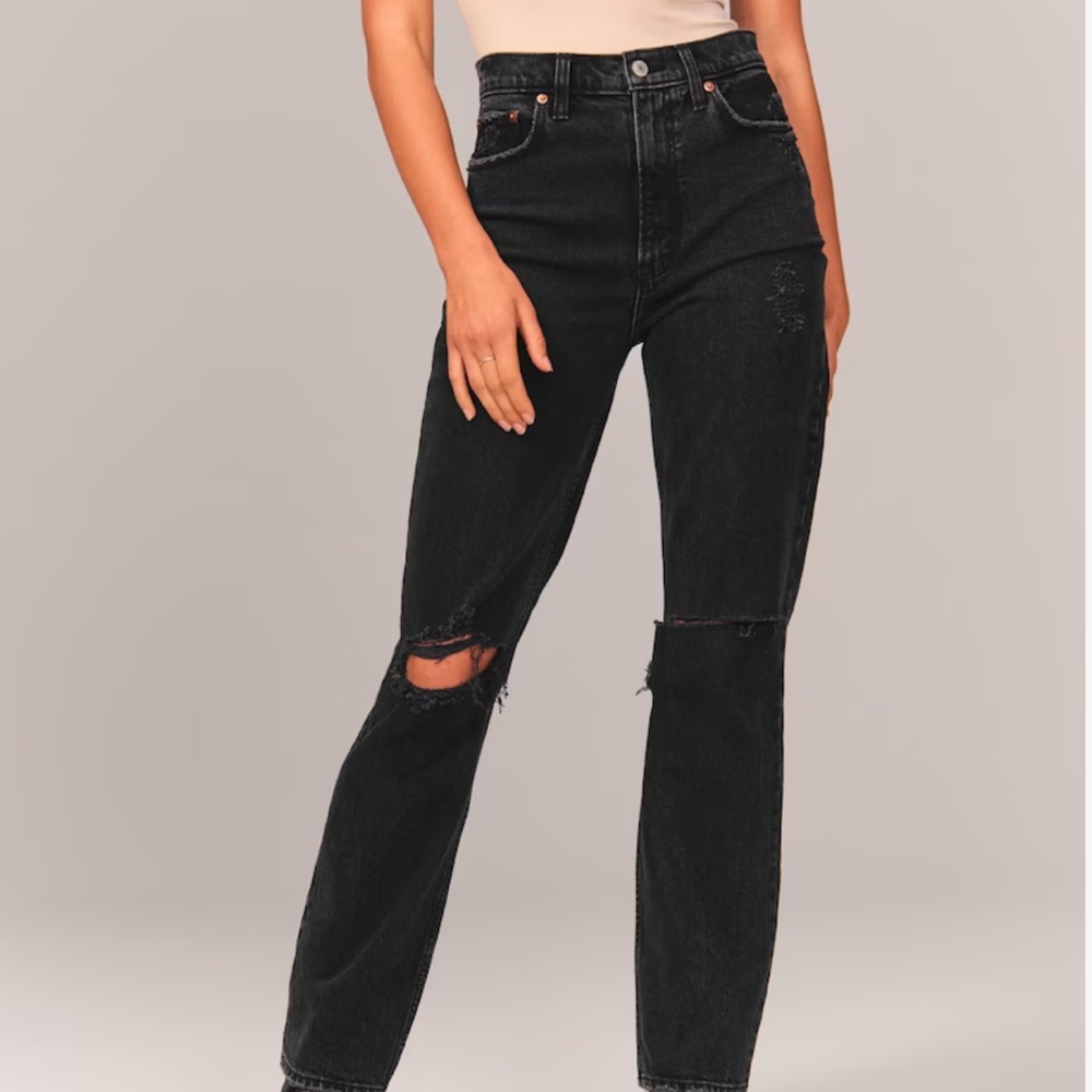 Abercrombie Ultra High Rise 90s Straight Jean